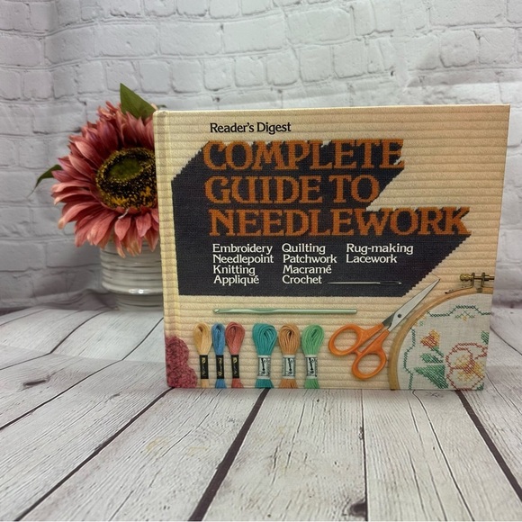 vintage 1979 reader's digest complete guide to needlework book hardcover - Picture 1 of 9
